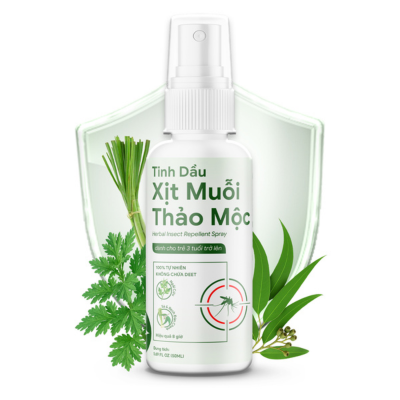 xịt muỗi thảo mộc