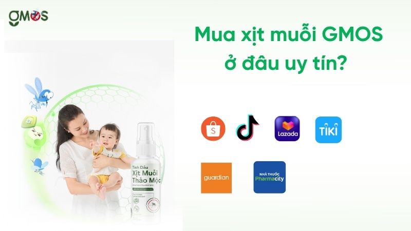 Mua xịt mỗi GMOS ở đâu uy tín tránh hàng giả