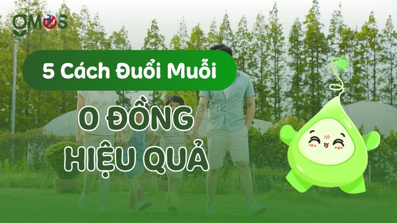 cách đuổi muỗi tự nhiên vô cùng hiệu quả