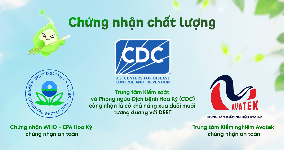 các giấy chứng nhận chất lượng