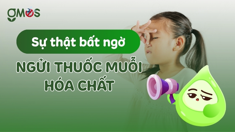 Ngửi mùi thuốc xịt muỗi có sao không